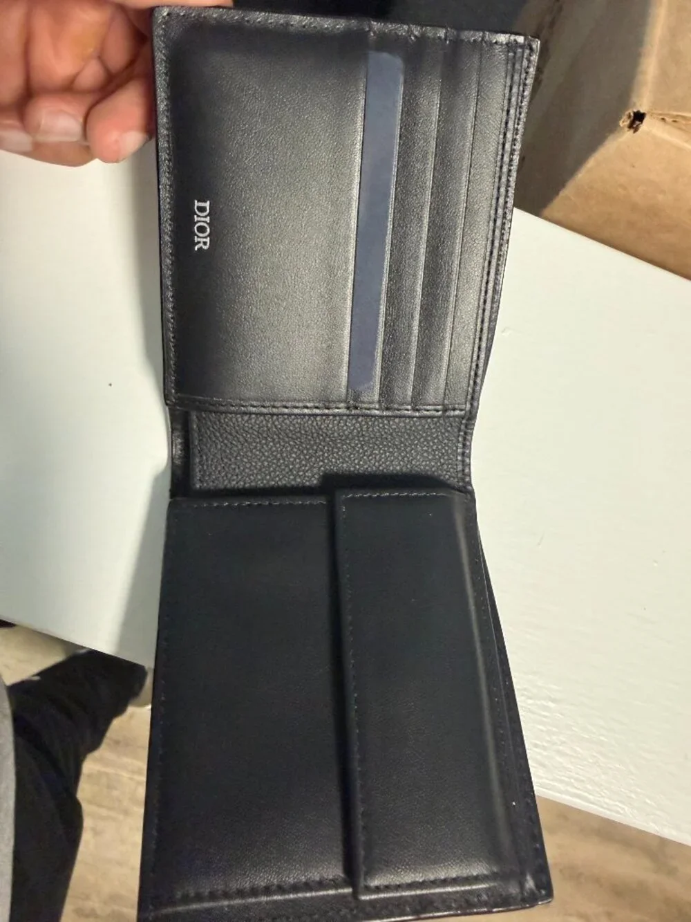 Dior bifold wallet